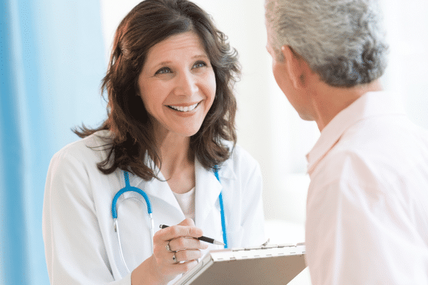 doctor with her patient